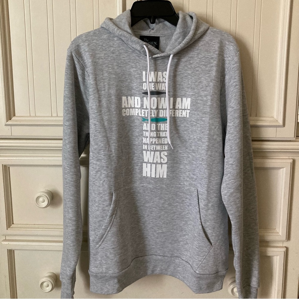 NEW Official The Chosen “I Was One Way” Hoodie Hooded Sweatshirt Unisex Size L